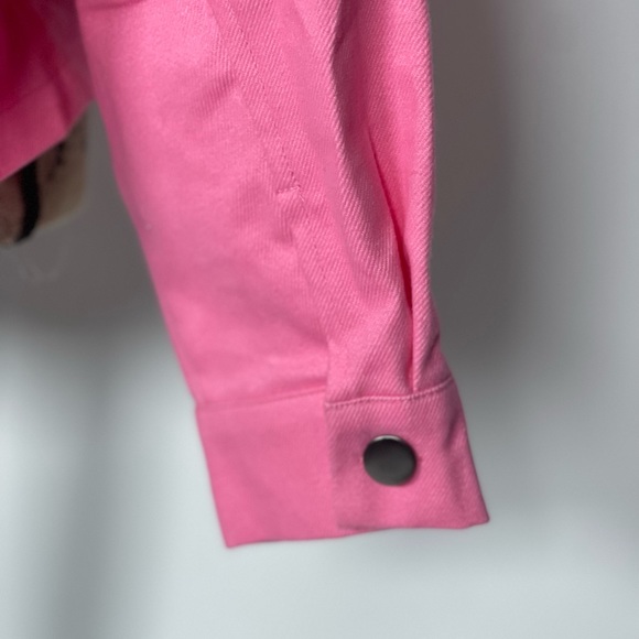 Hailey & Co. Pink Denim and Rhinestone Jacket. Size Large. NEW - Picture 9 of 12